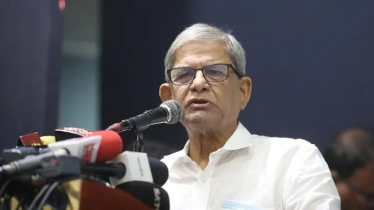 তরুণদের হাতে নেতৃত্ব দিয়েই দেশকে এগিয়ে নিতে চায় সরকার: মির্জা ফখরুল