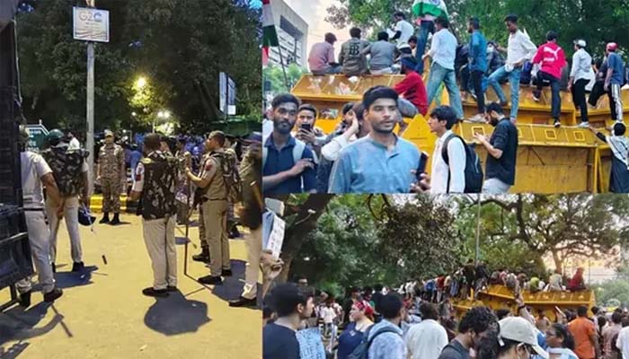 ভারতে ‘ককরোচ পার্টি’র বিক্ষোভে আবারো সংঘর্ষ, ইন্টারনেট বন্ধ