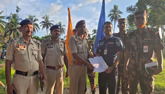 কুলাউড়া সীমান্তে বিএসএফের গুলিতে নিহত তরুণের লাশ ৩৯ ঘণ্টা পর হস্তান্তর