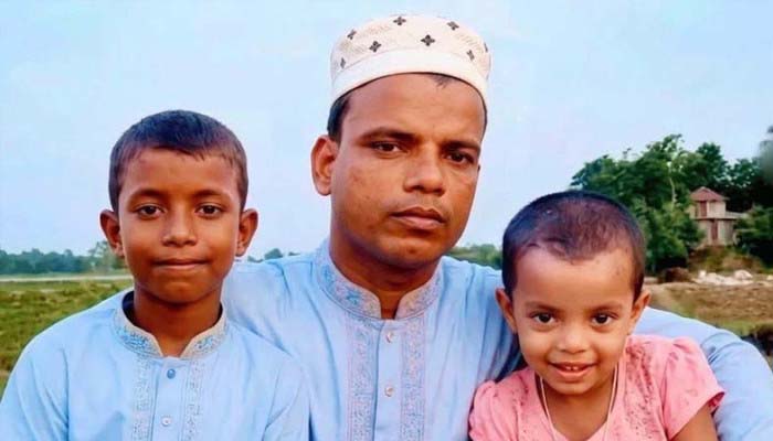 শান্তিগঞ্জে জোড়া শিশু হত্যার ঘটনায় মায়ের মামলায় পাষণ্ড বাবা গ্রেফতার