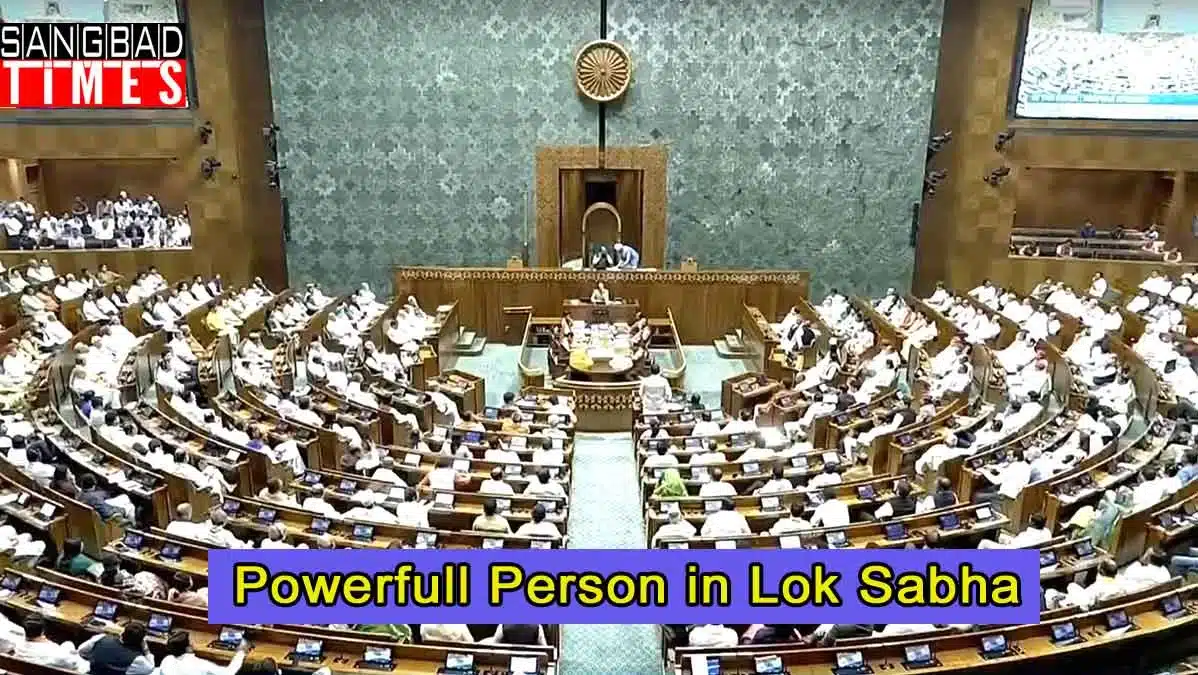 Powerfull person in Lok Sabha Speaker